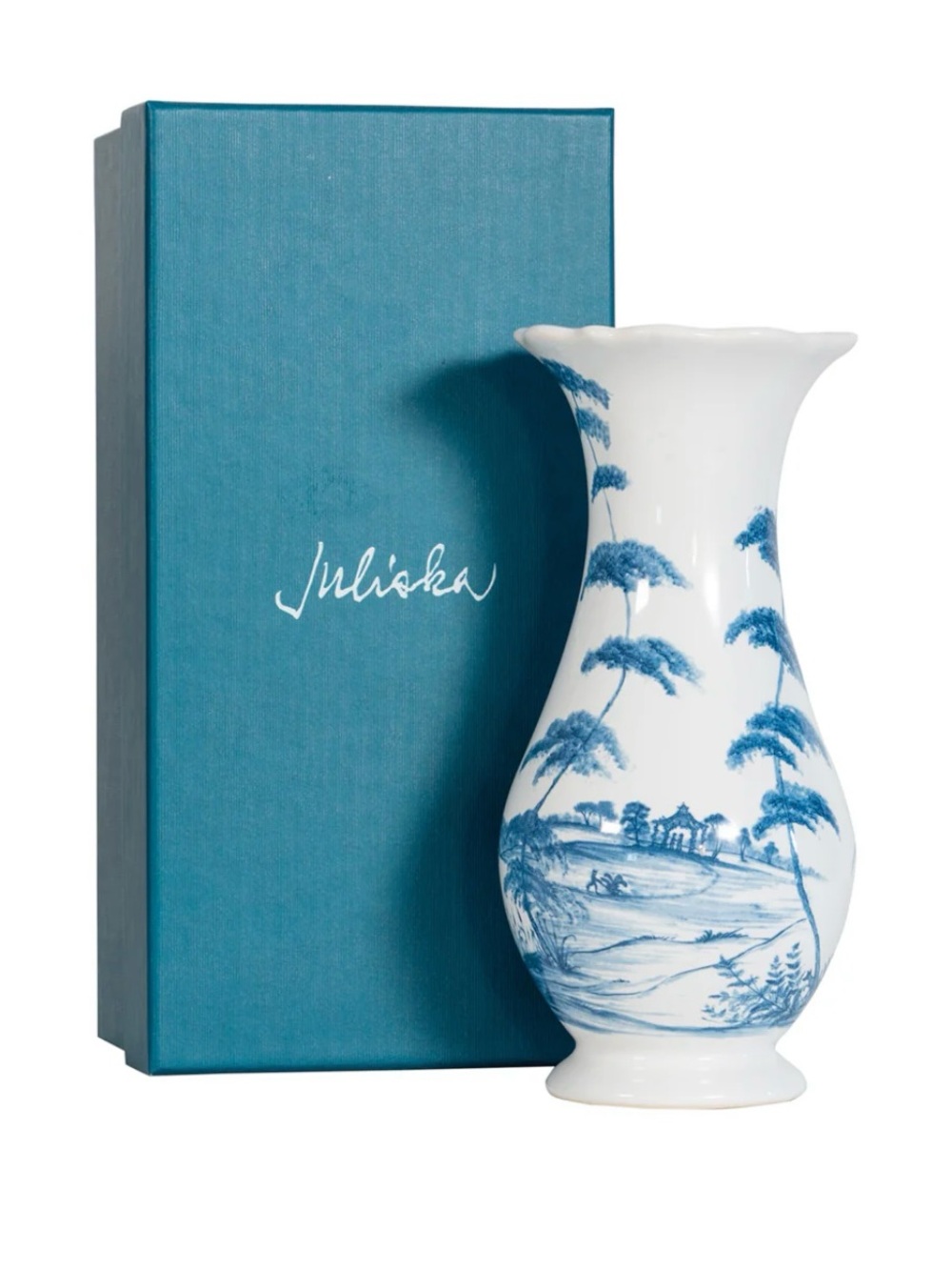Juliska Country Estate Delft Blue 9” Vase NIB